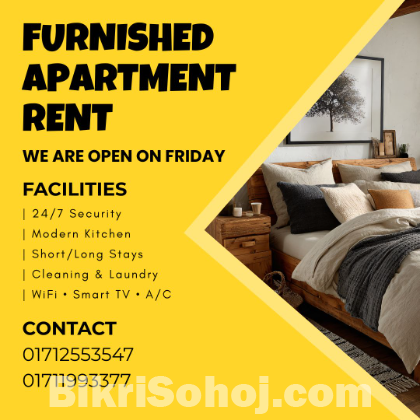 Premium Furnished 4-Bedroom Apartment in Bashundhara R/A